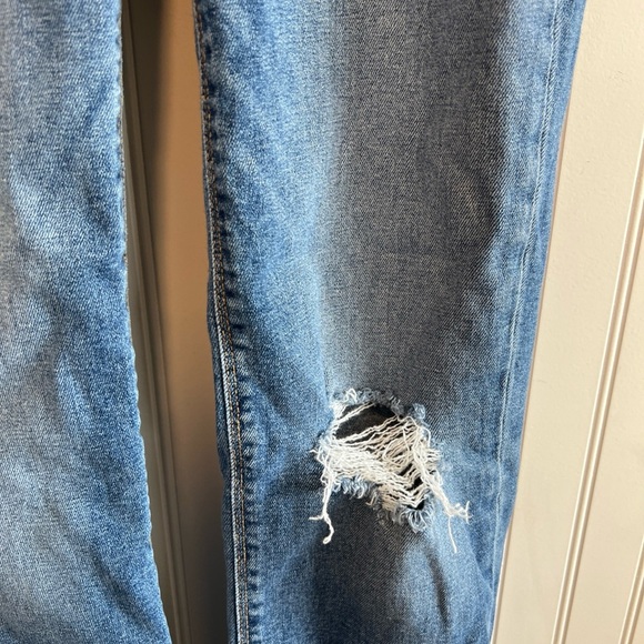 Hudson Jeans Blue Ripped distressed cropped Jeans size 25 - Picture 5 of 8